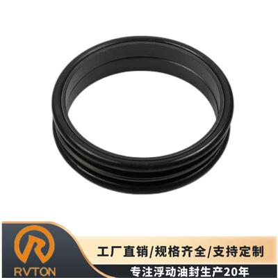 RVTON矿用挖掘机履带轮密封浮封环6T8438 装载机浮动油封