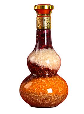 乔迁新居结婚陪嫁五谷丰登杂粮搬家礼品葫芦瓶新房五谷装饰瓶摆件