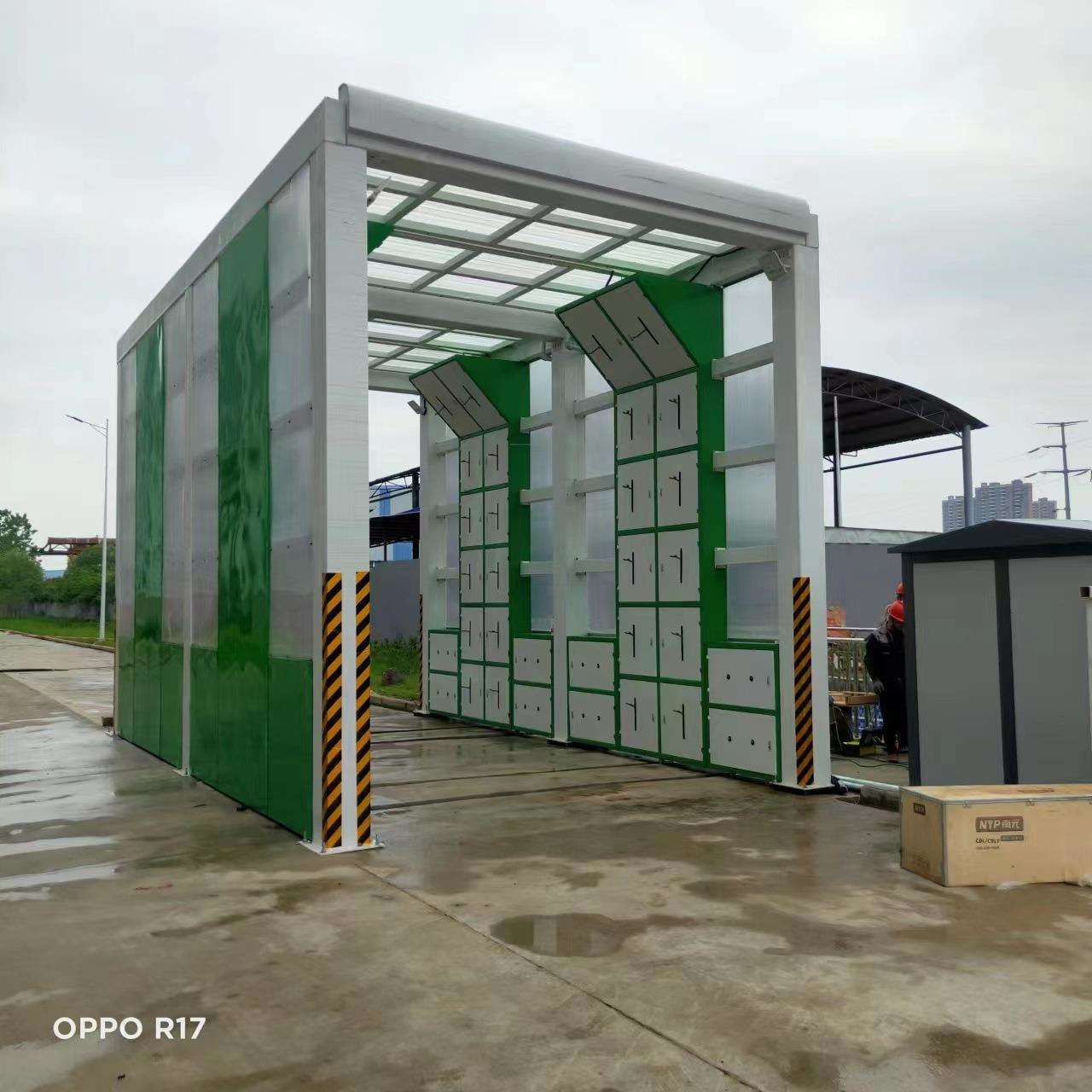 工程洗车机图纸重型运输车辆高压清洗台工地洗轮机价格