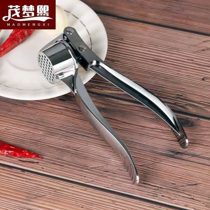 姜汁不锈钢去皮蒜蓉机压蒜泥器家用手动炸砸大号小型蒜头创意倒榨