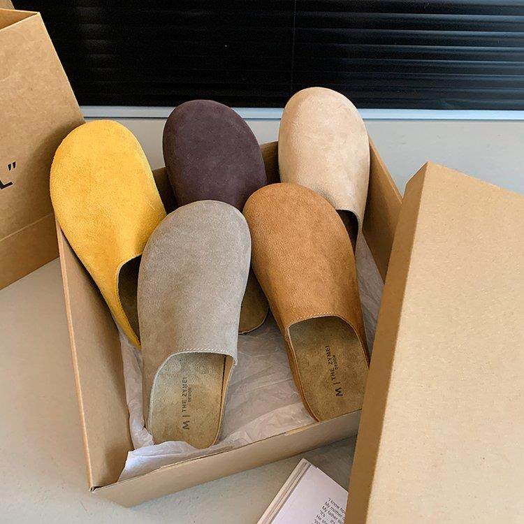 勃肯鞋女2026年春季新款懒人孕妇半拖厚底包头拖鞋女外穿0115w,女鞋,勃肯鞋/软木鞋,淘宝优惠券,粉丝福利购,淘宝优惠卷