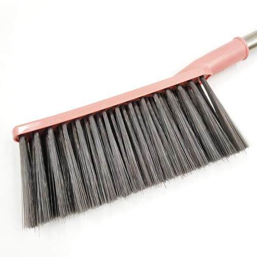 Bed Brush for Home Use, Long-Handled Soft Bristle Brush for