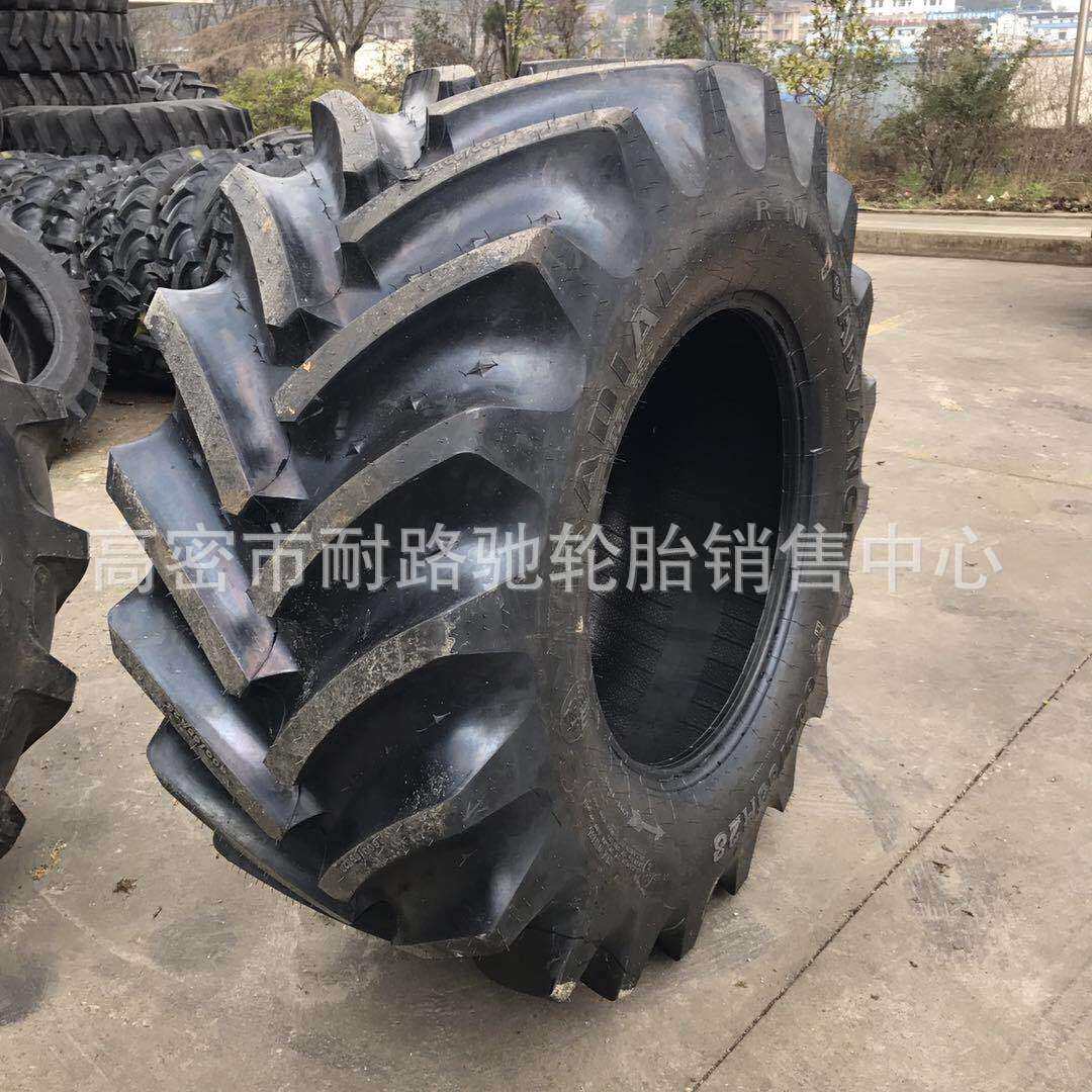 凯斯拖拉机轮胎710 70R38 42子午线钢丝胎配钢圈加宽超载重轮胎