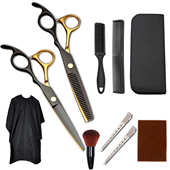 厂家批发理发剪刀美发剪刀平剪刘海打薄碎发牙剪理发剪刀套装