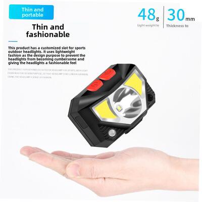 Hands-free LED Headlamp Motion Sensor head lamp灯headlight 1