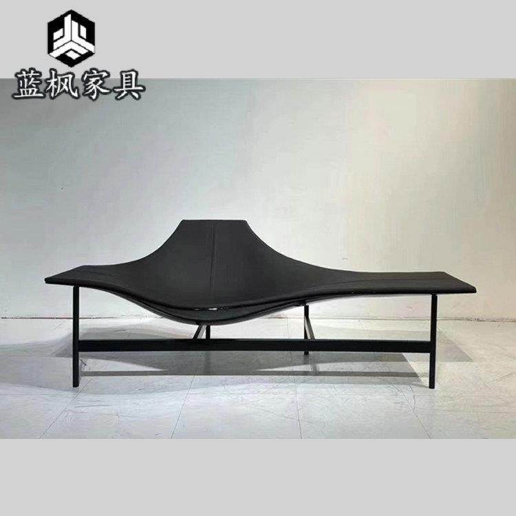 设计师玻璃钢休闲椅户外躺椅酒店沙发椅航空椅公共场所休息椅子