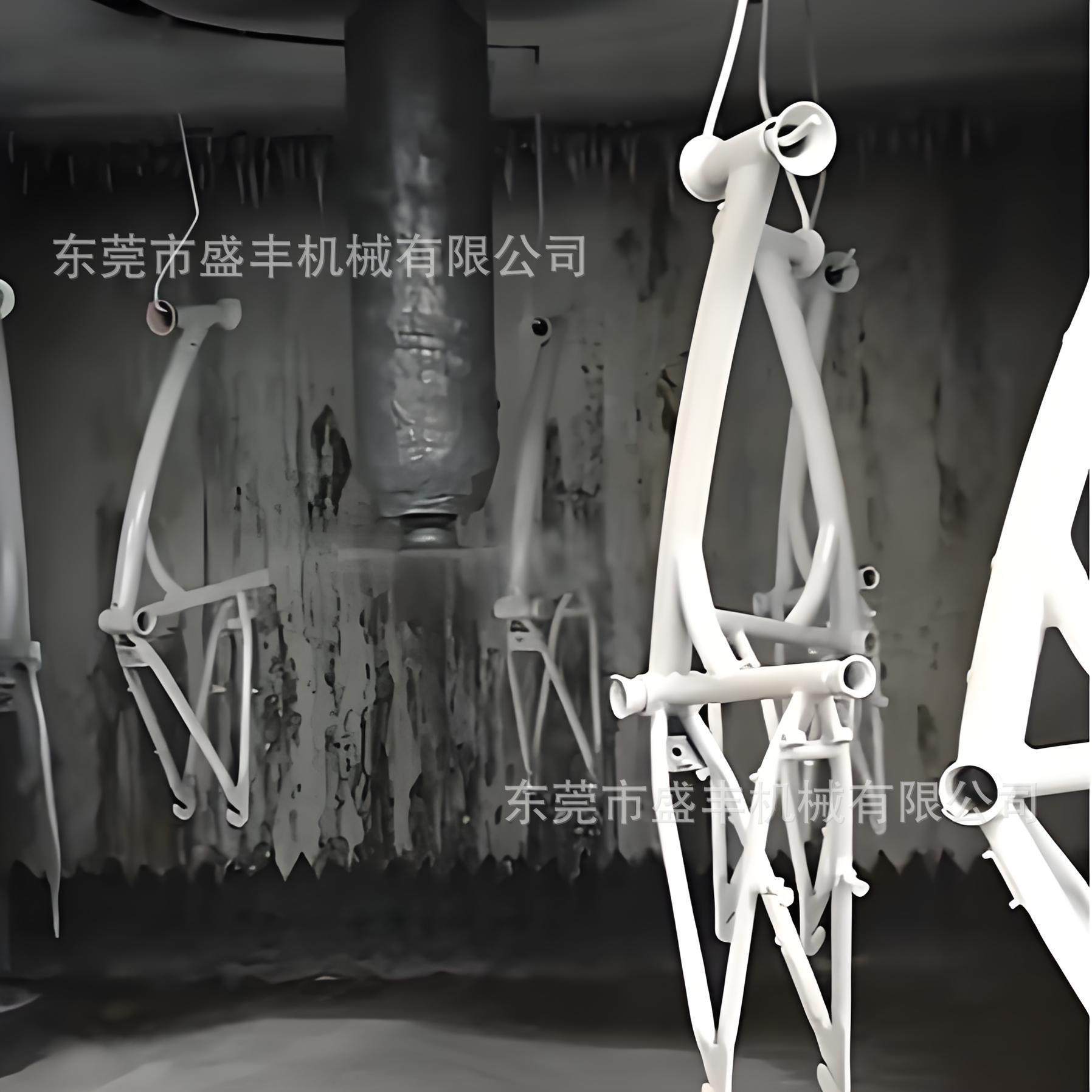东莞DISK静电喷涂自行车车架涂装设备自行车配件喷漆流水线