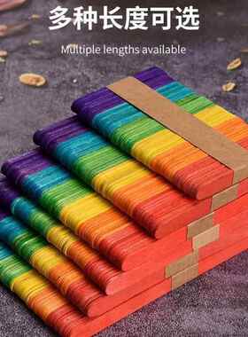 50 wooden lollipop popsicle sticks party kids crafts ice cr