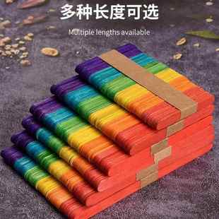 50 wooden lollipop popsicle sticks party kids crafts ice cr