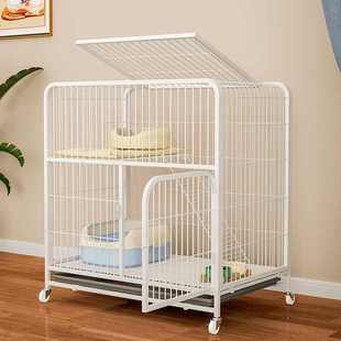 猫别墅猫屋家用室内猫柜猫舍超大自由空间猫咪一体猫笼猫笼子家用