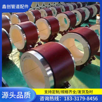 聚氨酯蛭石隔热管托蒸汽管道滑动支架T型管托保冷鞍式导向支座