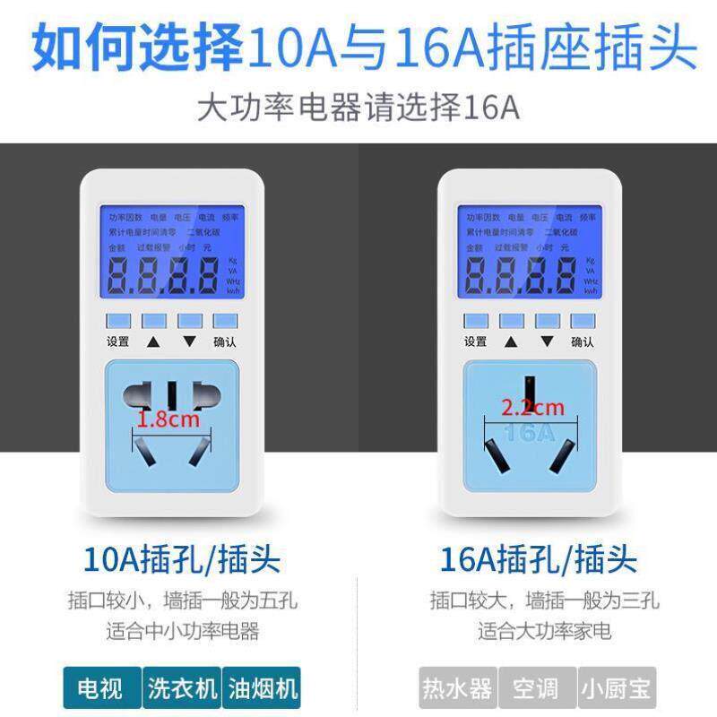 记出租屋计度家用插座耗电量电表电费空调计费器电插头计计量电器