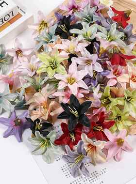 新品仿真小铃兰花头 家居礼盒装饰品 婚庆摆设 手工素材 假花