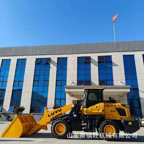 养殖场农用废品清理装载机建筑工地四驱推土机砂石散料抓草机