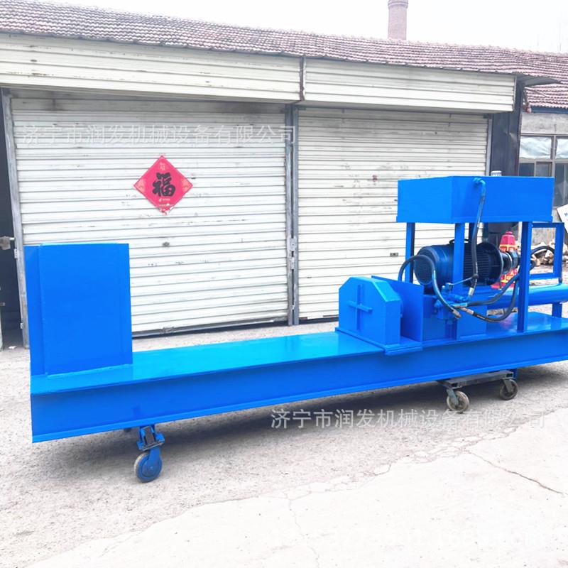 电动榆木劈木机树疙瘩树劈开机木材树墩卧式劈柴机