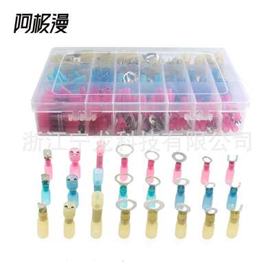 阿极漫 厂家热缩绝缘端子300PCS 压接紧密防水快速接线端子