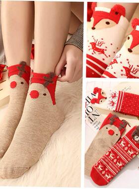Cotton Christmas Socks Christmas Decorations for Home Xmas G