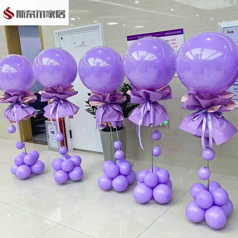 劳动节布置装饰劳动节开业周年庆典活动气球立柱气氛装饰店面门口