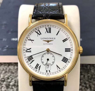 98新34.5mm浪琴经典 系列L4.804.2.11.2自动机械女表日期显示