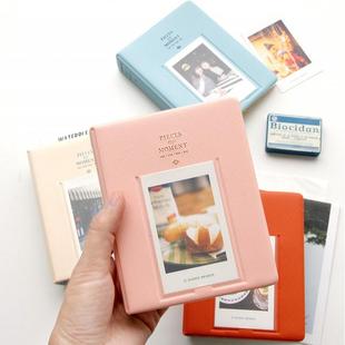 3寸拍立得mini相纸相册3寸网上打印相册64张84张插页相薄集邮册