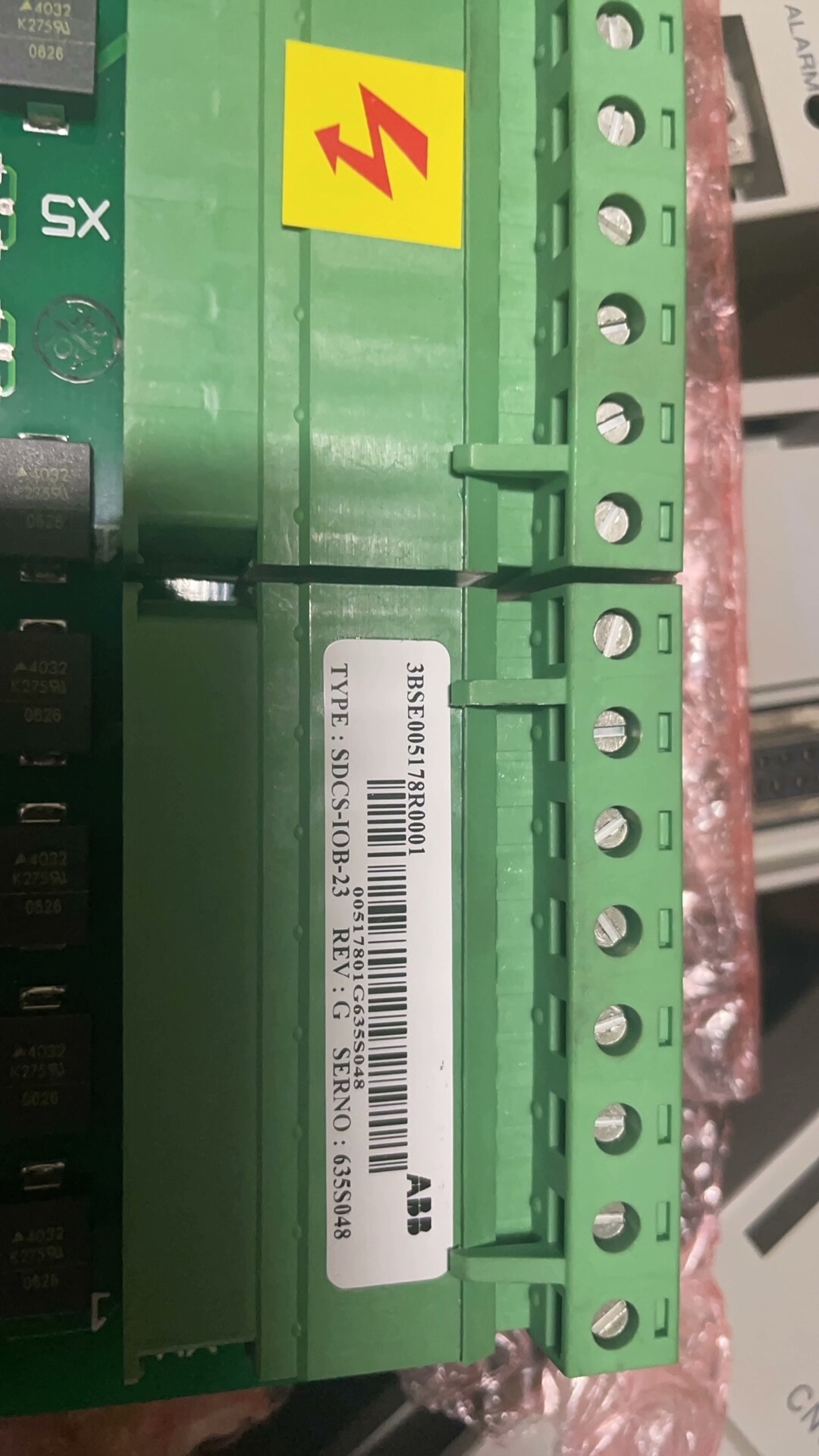 ABB SDCS-IOB-23 工程余货 原装 成色很新 欢