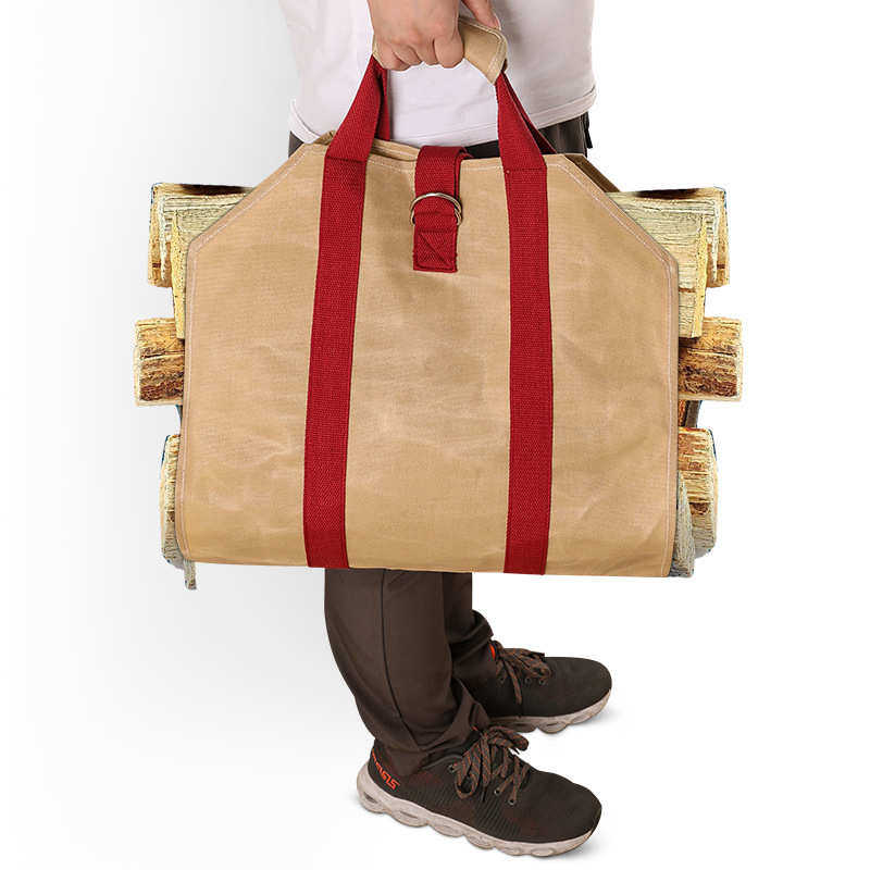 新品柴火袋打蜡帆布伐木袋好卖木柴收纳袋,收纳整理,其他收纳袋,淘宝优惠券,粉丝福利购,淘宝优惠卷