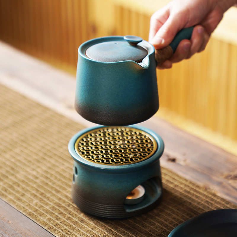 日式蜡烛煮茶炉小温茶器保温暖茶加热底座陶瓷功夫茶具配件