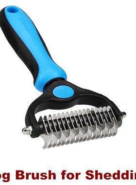 Pet Grooming Brush Undercoat Rake for Dogs Cats Shedding