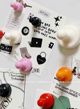 CottonCandy-ins强磁图钉强力磁力扣票据磁钉多巴胺冰箱贴洞洞板