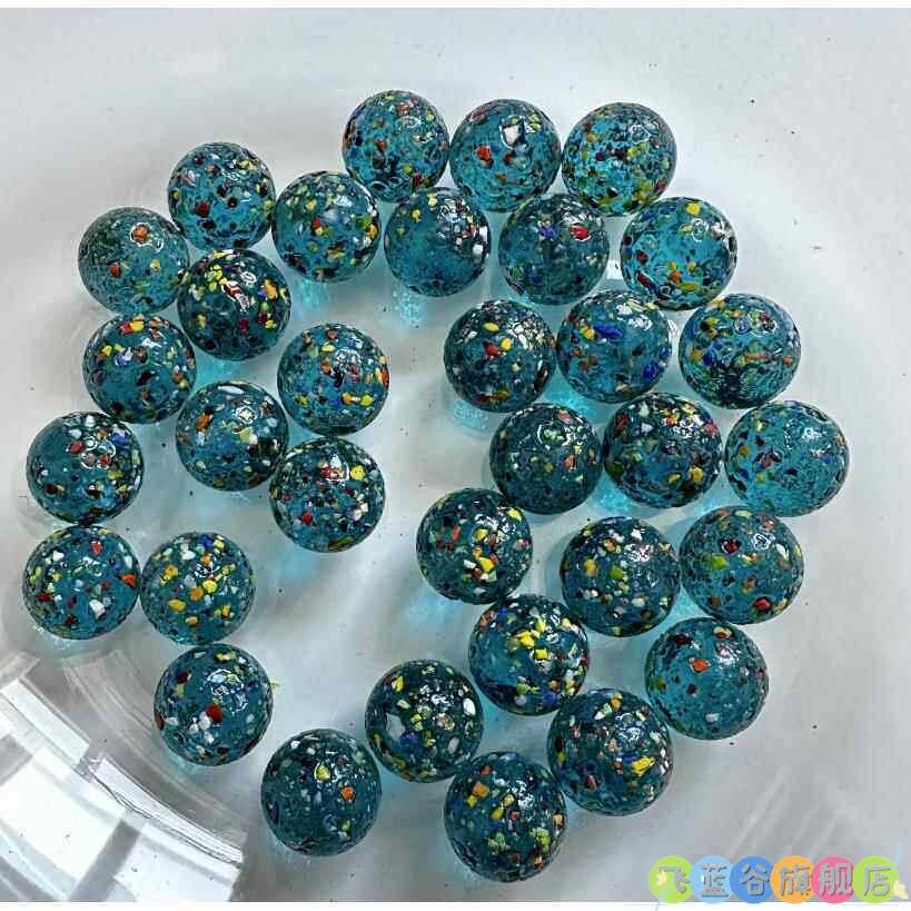 玻璃珠弹珠14mm玻璃球游戏机专用25mm儿童玩具珠子男童玻璃球