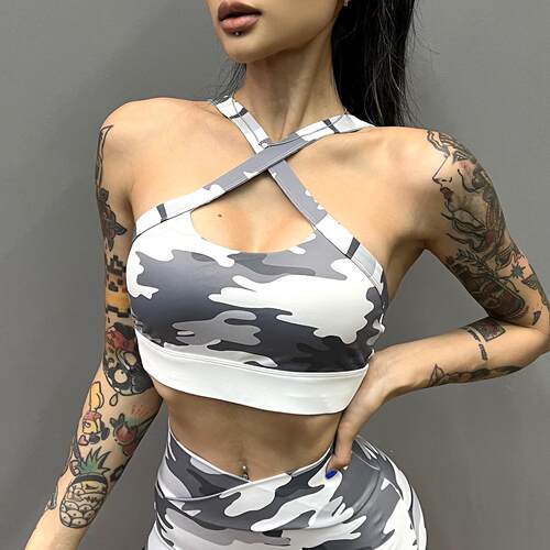 Fitness Yoga Bra Female Running Exercise Adjustable