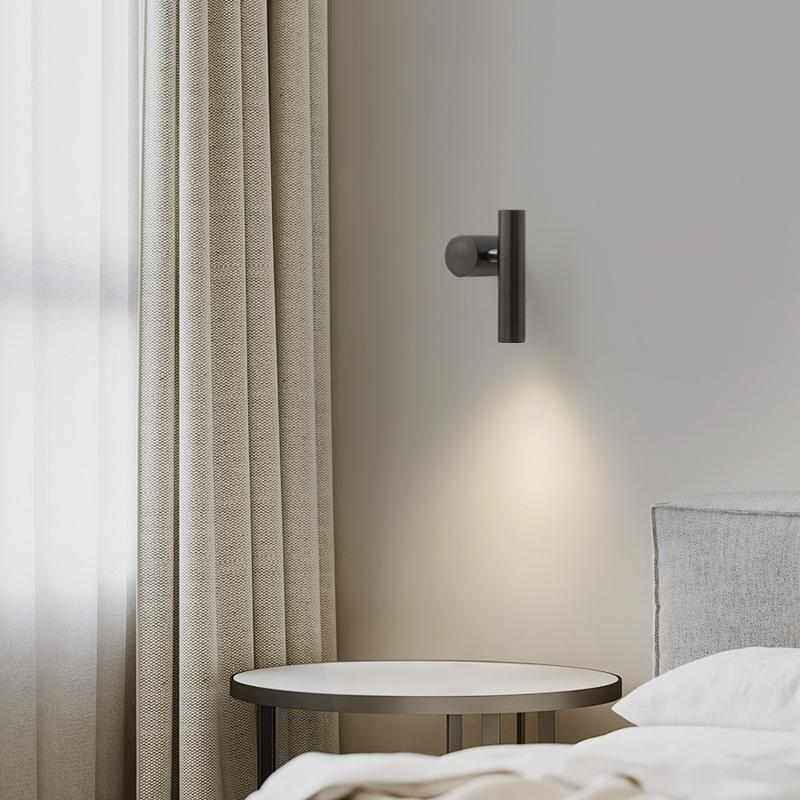 全铜北欧简约客厅背景酒店家居卧室床头壁灯 旋转护眼led阅读壁灯,家装灯饰光源,壁灯,淘宝优惠券,粉丝福利购,淘宝优惠卷