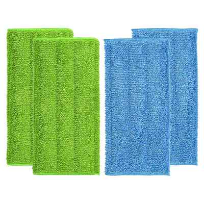 适配Swiffer WetJet平板拖把布 粘扣式加厚干湿两用拖把头配件