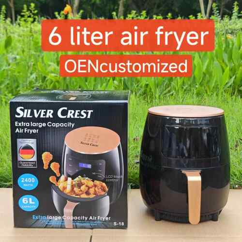 6L Air fryer 多功能智能触屏烤箱大容量空气炸锅电炸锅薯条机跨