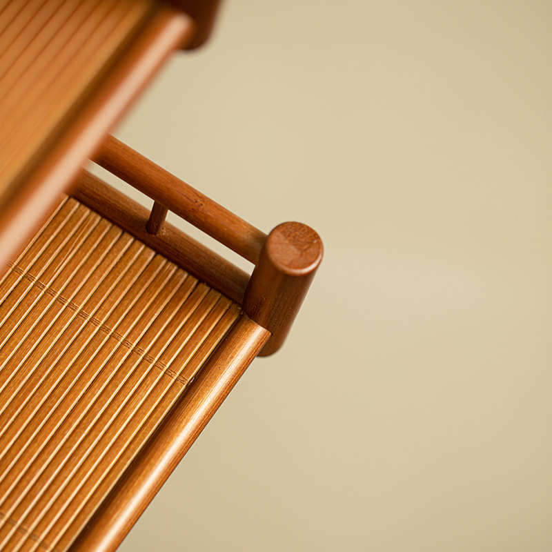 手工桌面博古架实木摆件收纳茶杯多层茶托茶架展示架置物架子茶具