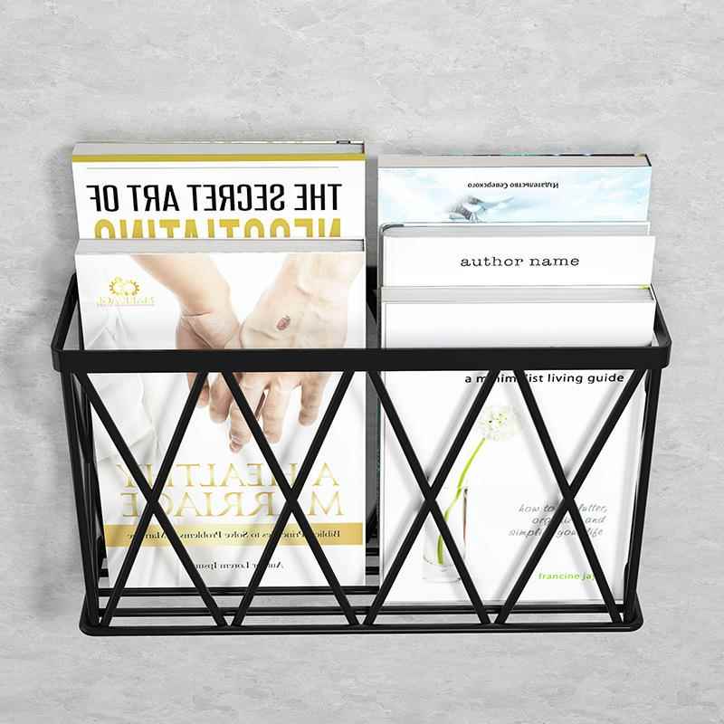 式卫生间书壁架厕F969M56T所免打孔小书架墙放洗手间防水挂墙上面