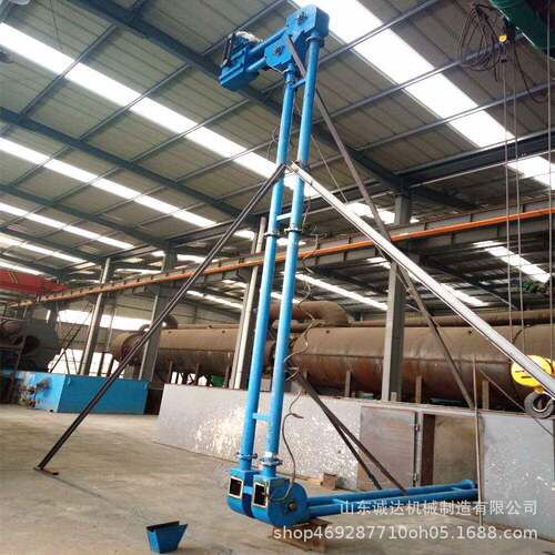 福建石膏粉车间管链输送机108管径水平垂直使用管链上料机