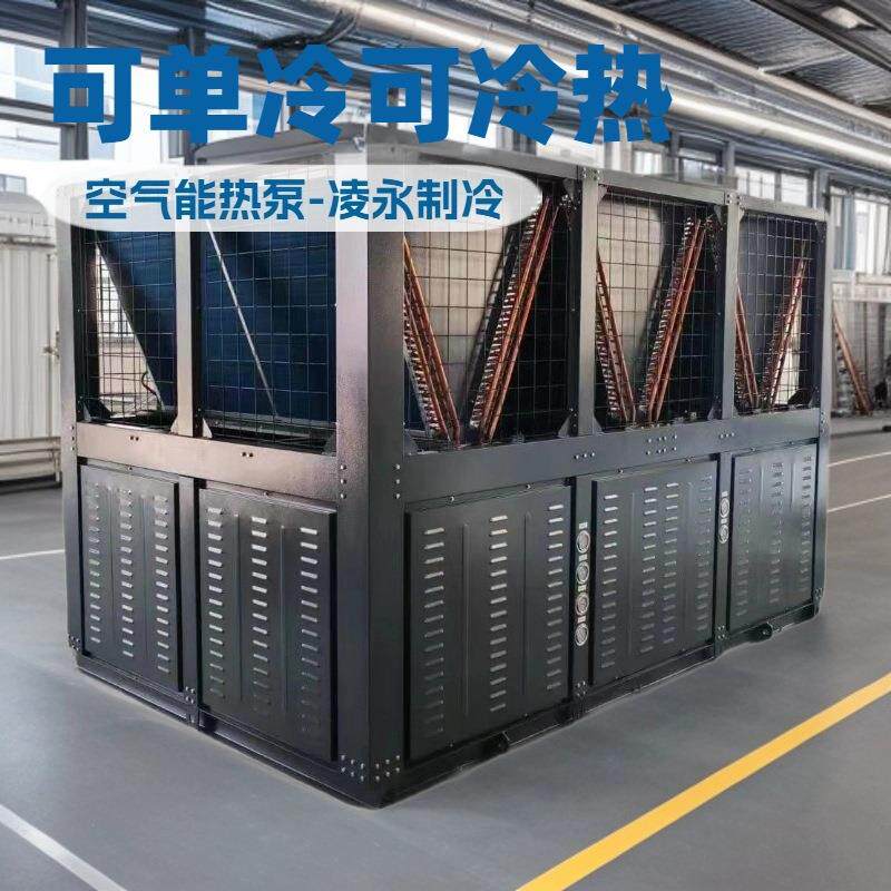源头厂家广州凌永风冷模块空调式热水机组空气源热泵