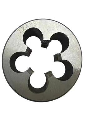 Tr梯形圆板牙T型T1820222426283032X65432左牙反丝扣