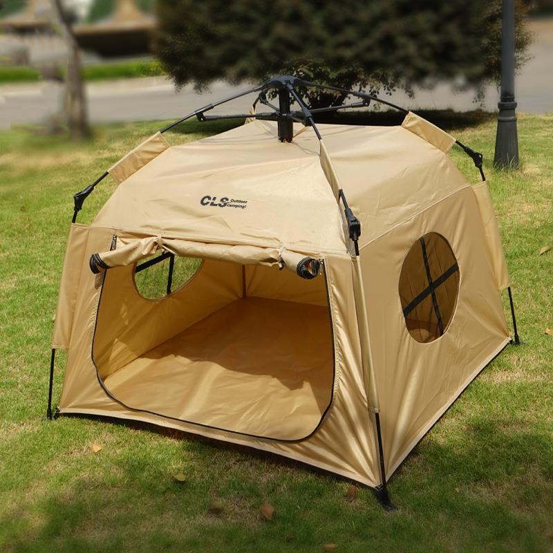 CLS宠物帐篷户外家用全自动折叠猫狗窝防雨防晒便携车载露营帐篷