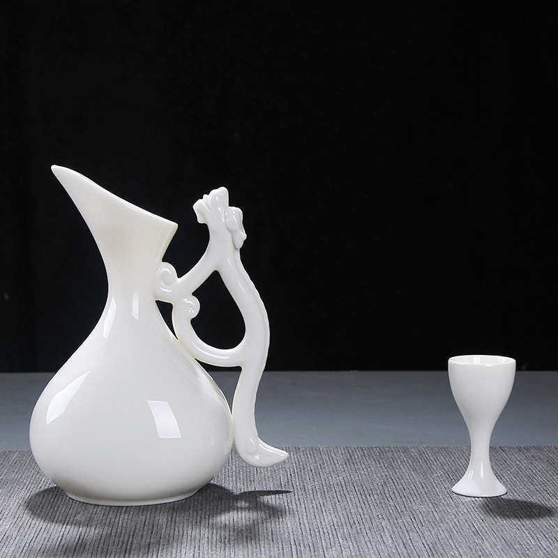 酒壶古风创意陶瓷酒具套装斤酒壶白酒仿古酒蛊分清酒器logo定 制,餐饮具,酒具套件,淘宝优惠券,粉丝福利购,淘宝优惠卷