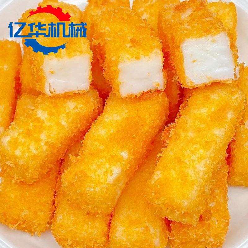 奶酪条油炸机 脆皮鲜奶油炸设备 全自动炸牛奶机器生产厂家