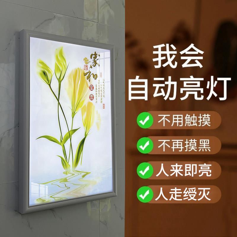 楼递感应灯壁灯人体感应灯家用走廊过道智能自动灯光画入户门玄关