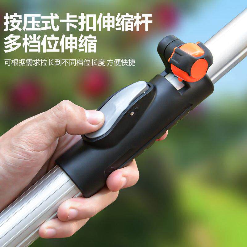 摘杏伸缩杆摘果工具采摘枇杷杨梅多功能不锈钢网兜摘果器