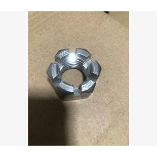 六角开槽螺母 M20本色 GB6181 304不锈钢