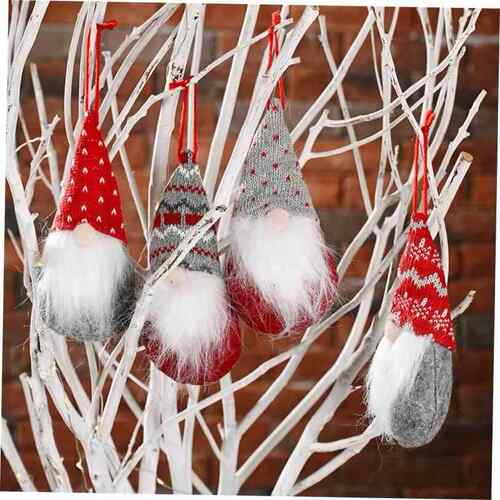 Christmas tree decoration pendant faceless doll pendant
