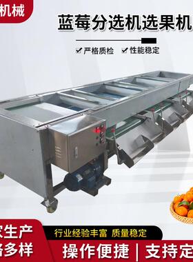 全自动西锈红柿蓝果莓大小分选轨机不QZR钢道式蔬分拣机自动选果