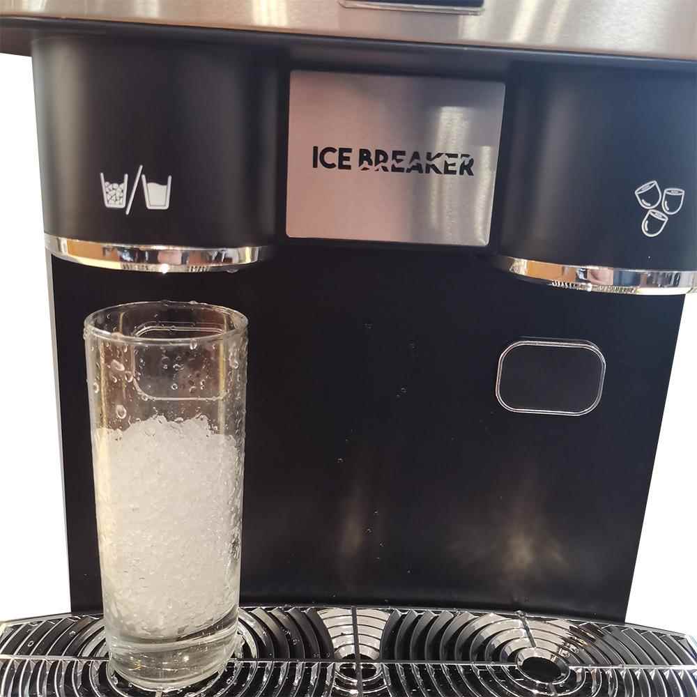 冰碎IT-IC-15冰水三合一多商功能制冰机用奶茶制店小型摆摊果冷茶