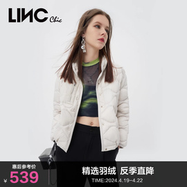 lincchic金羽杰羽绒服女简约轻薄短款羽绒服，女冬季外套y22801132