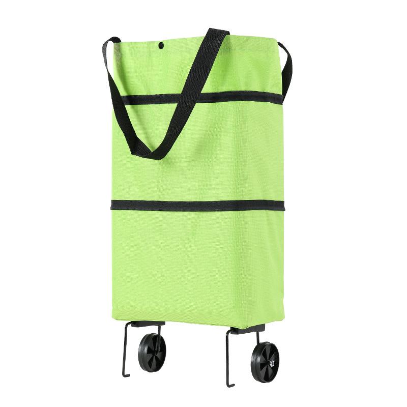 购物袋折叠买菜轮子拉车托特包